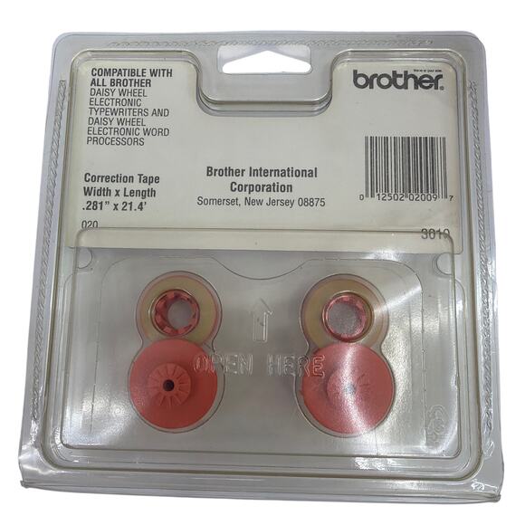 Brother 3010 Lift-Off Correction Tape 2-Pack for Daisy Wheel Typewriters - Picture 2 of 3